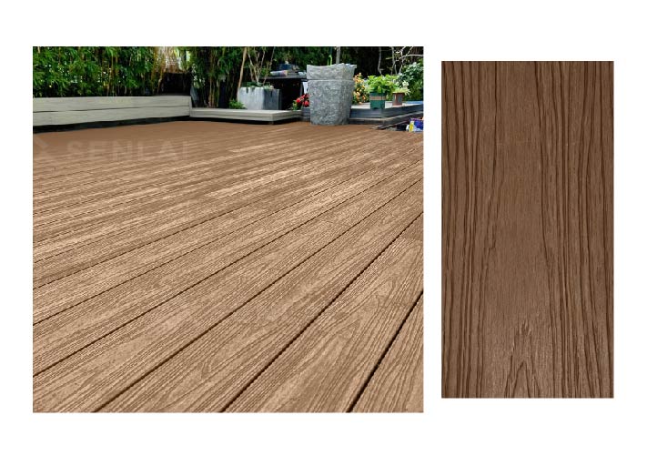 WPC decking color option