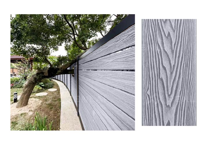 WPC decking color option
