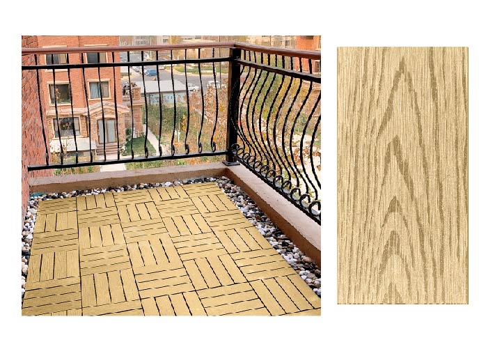 WPC decking color option