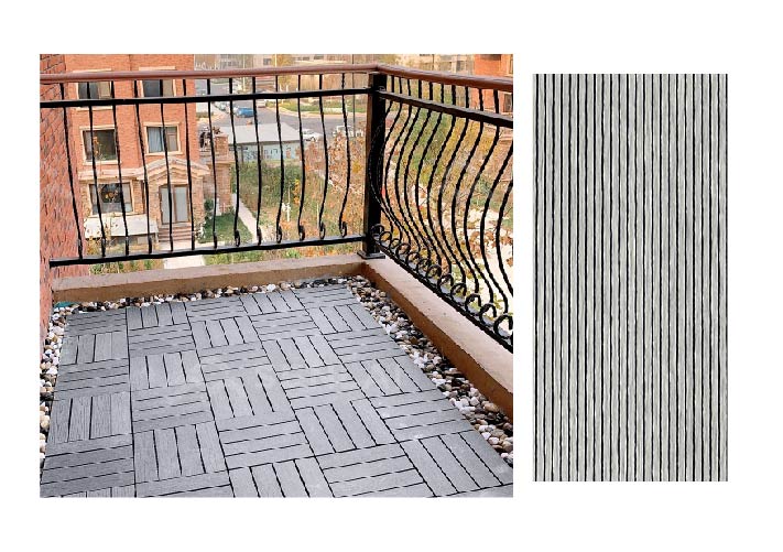WPC decking color option