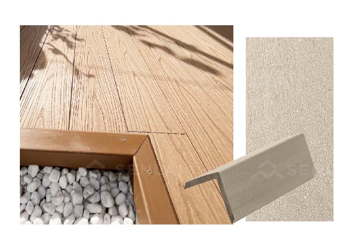 WPC decking color option
